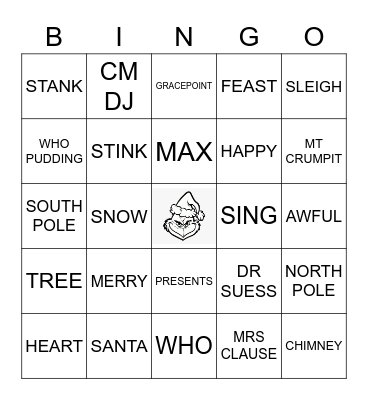 GRINCHtRA Bingo Card