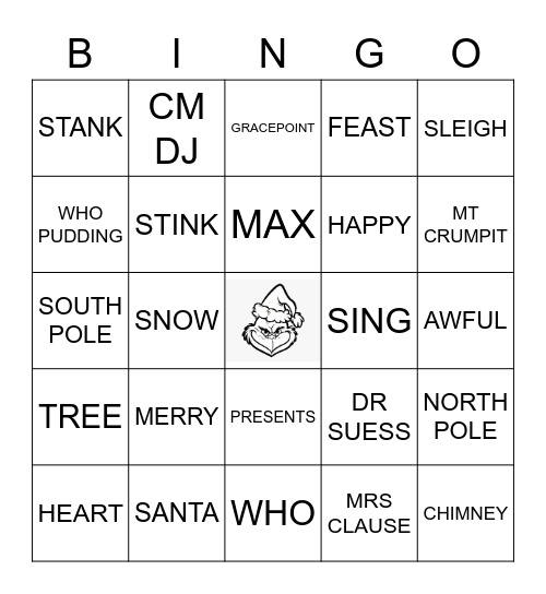 GRINCHtRA Bingo Card