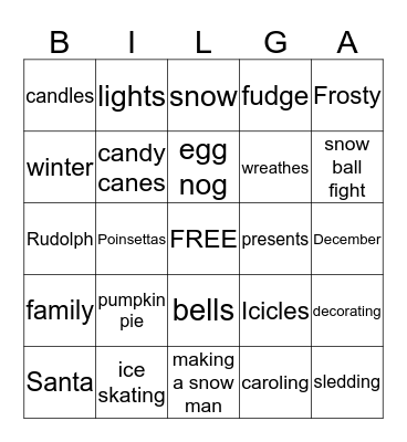 Bored   -     Irritated      -     Love It     -   Groaning    -    Afraid Bingo Card