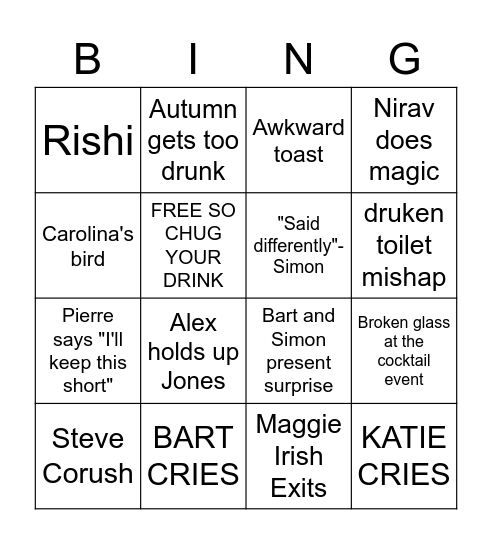 HO HO HO BINGO Card