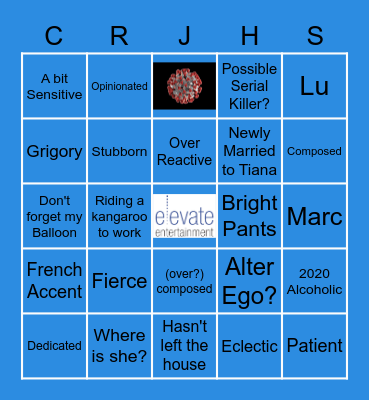 Elevate Staff Event Bingo Card