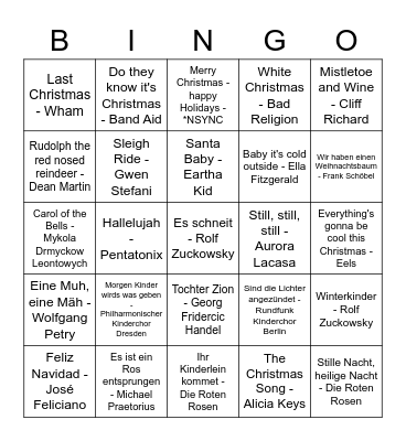 Christmas-Glühwein-Bingo Card
