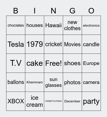kamal bingo Card