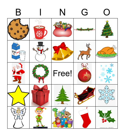 Christmas Bingo Card