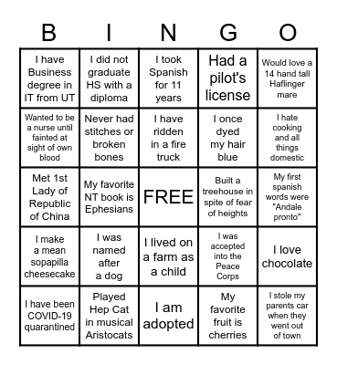 3 Rivers Mix & Mingle Bingo Card