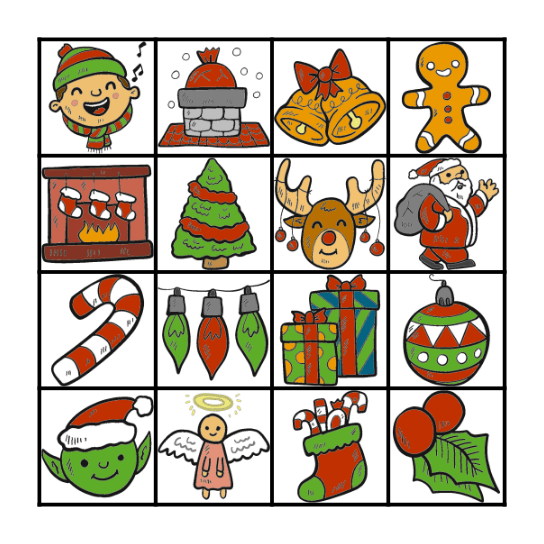 Christmas Bingo Card