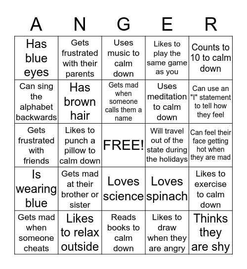 Find someone who... Bingo Card