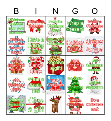 Christmas Bingo Card