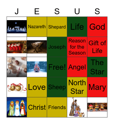 Winter Wonderland Bingo Card