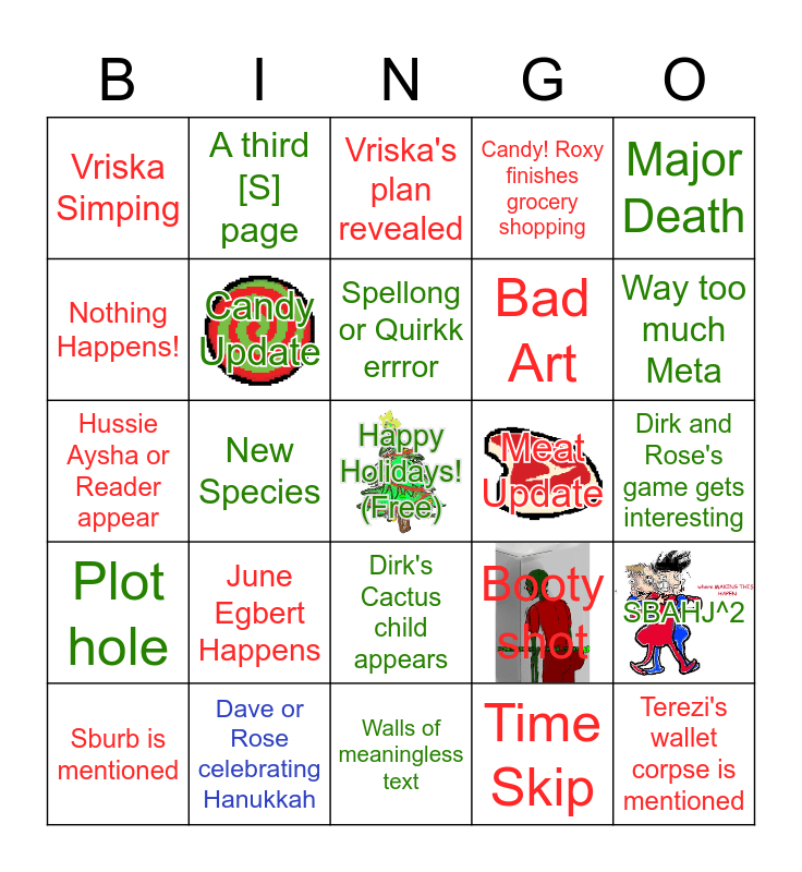 HS^2 December Update Bingo Card