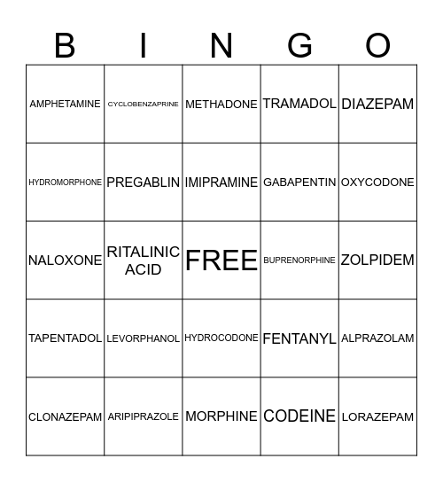 Ethos Bingo Holiday! Bingo Card