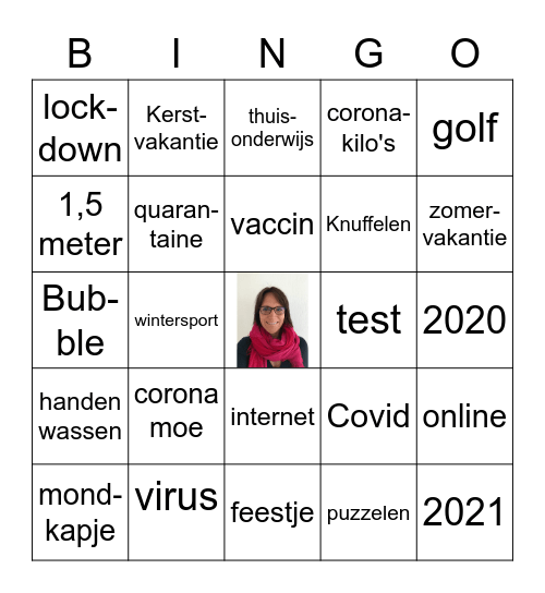 Het afgelopen jaar; 2020! Bingo Card