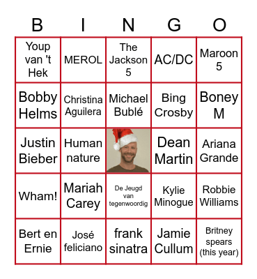 MOOVS KERSTBINGO Card