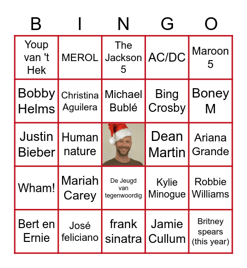 MOOVS KERSTBINGO Card