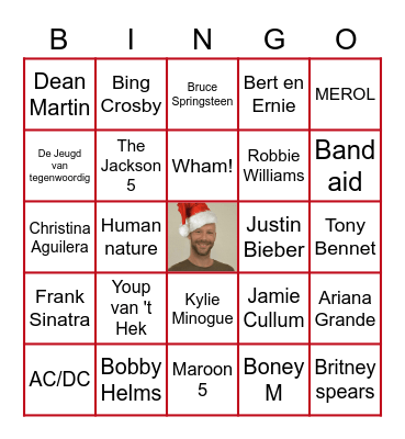 MOOVS KERSTBINGO Card