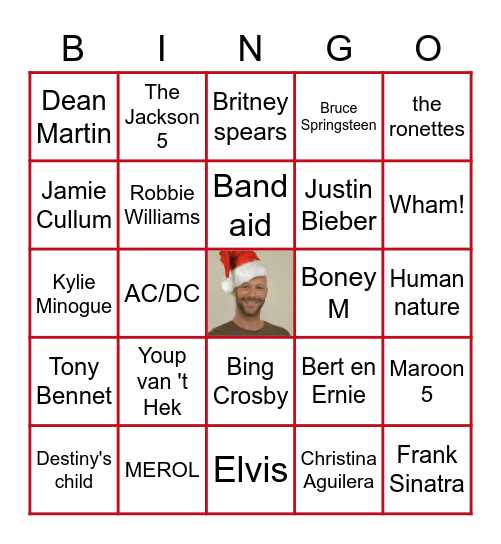 MOOVS KERSTBINGO Card