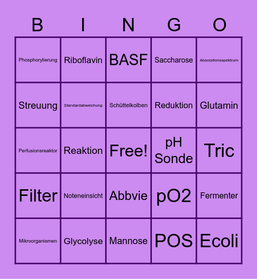 Test 123 Bingo Card
