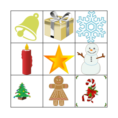 Christmas Bingo Card