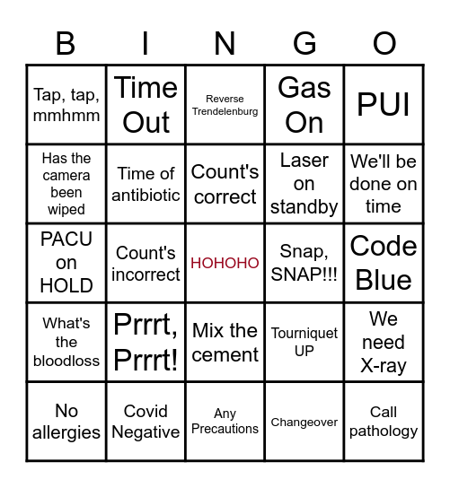 JINGLE OR BINGO Card
