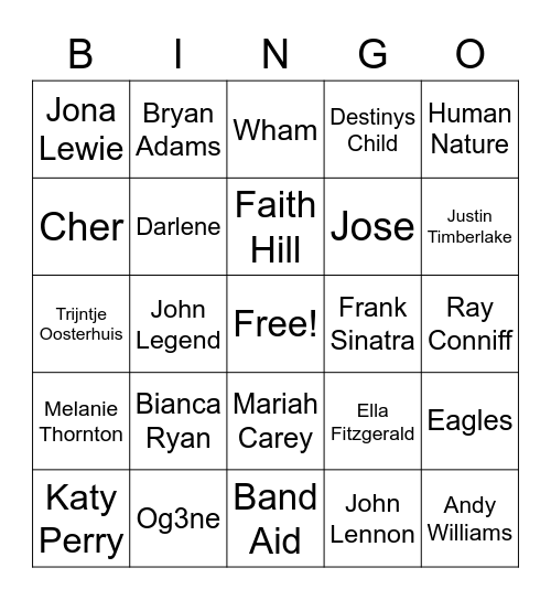 Christmas giorygior 2020 Bingo Card