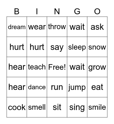 GO FISH! BINGO Card