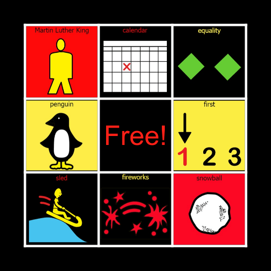 January Bingo Card