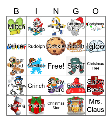 Winter Bingo Card