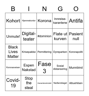 2020 NSF-Jule-Bingo Card