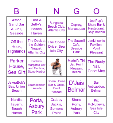 POWER (HALF) HOUR BINGO Card