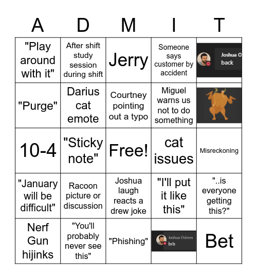 Work Bingo 2 Bingo Card