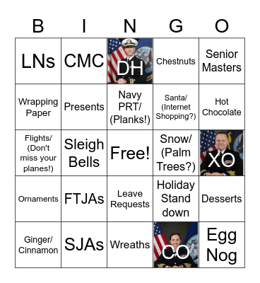 CS Holiday Bingo! Bingo Card