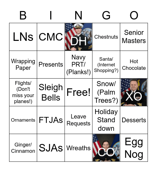 CS Holiday Bingo! Bingo Card