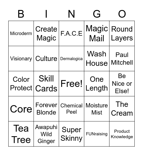 PMTSM Bingo Card