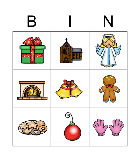 Weihnachten Bingo Card