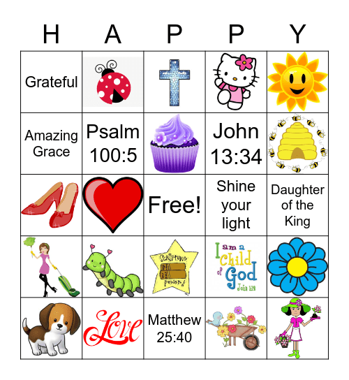 Spring Banquet Bingo Card