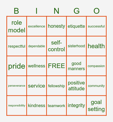 Leading Ladies Bingo Fun! Bingo Card