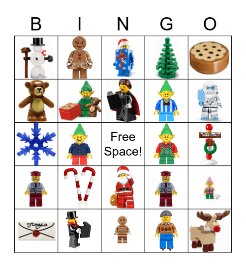 Holiday Bingo Card