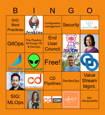 CDF Holiday Bingo Card