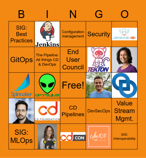 CDF Holiday Bingo Card