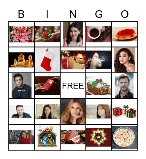 GCC Christmas Bingo Card