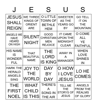 J.O.Y. SENIOR'S MINISTRY (JUST OLDER YOUTH 55+) Bingo Card