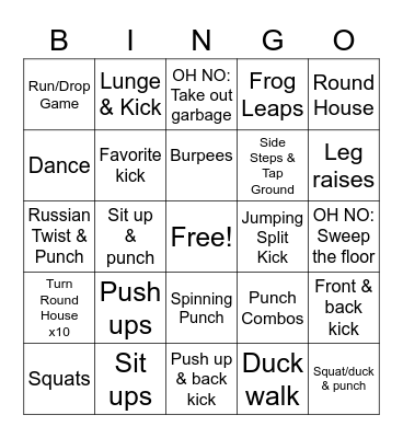 TKC Bingo! Bingo Card