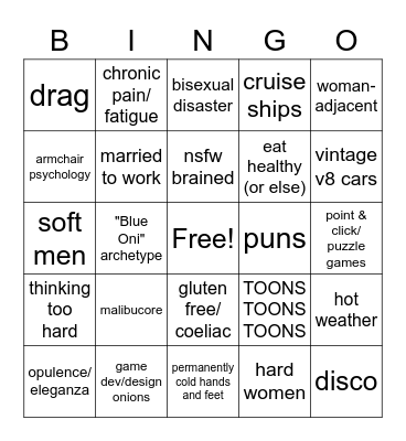 BingROO Bingo Card