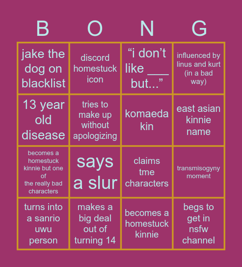 kiyan predictions bingo Card