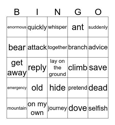 Real friends Bingo Card