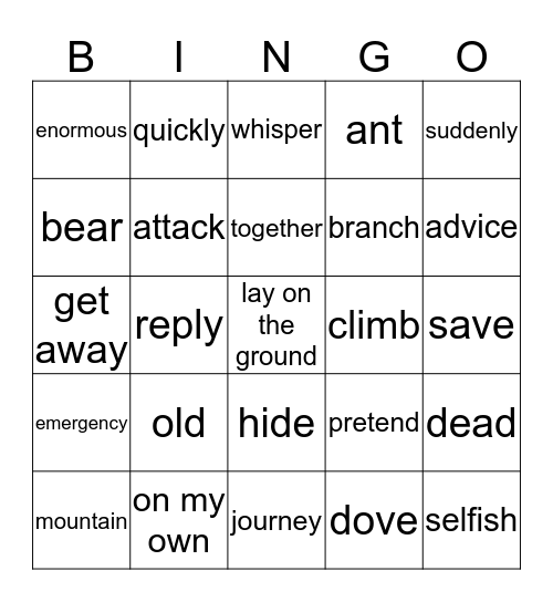 Real friends Bingo Card