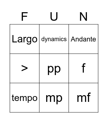 3/4 December Bingo Card