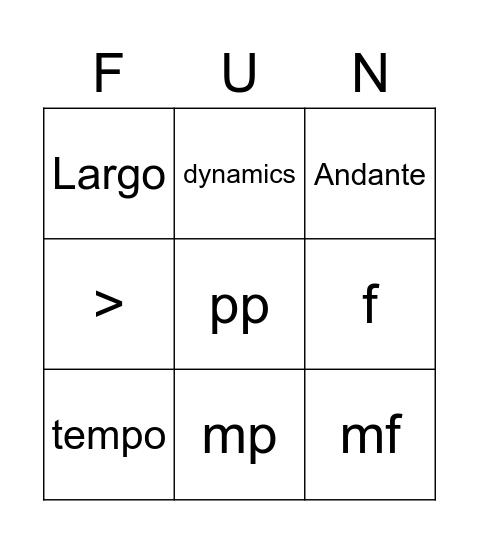 3/4 December Bingo Card