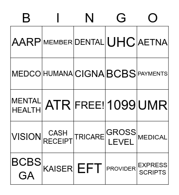 TPL/FINANCE  Bingo Card