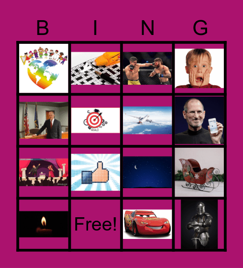 Key Words and Academic Words Bingo Card